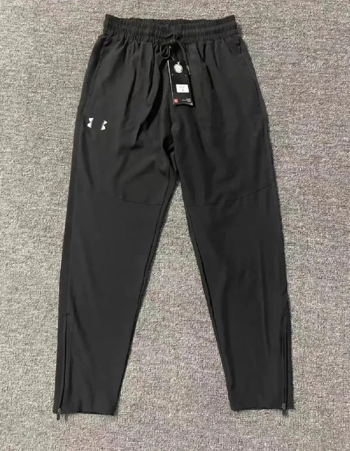 Fashion Brand Designer men's Quick drying training t-shirt casual sportswear fitness running breathable small foot zippered joggers Long pants tracksuit