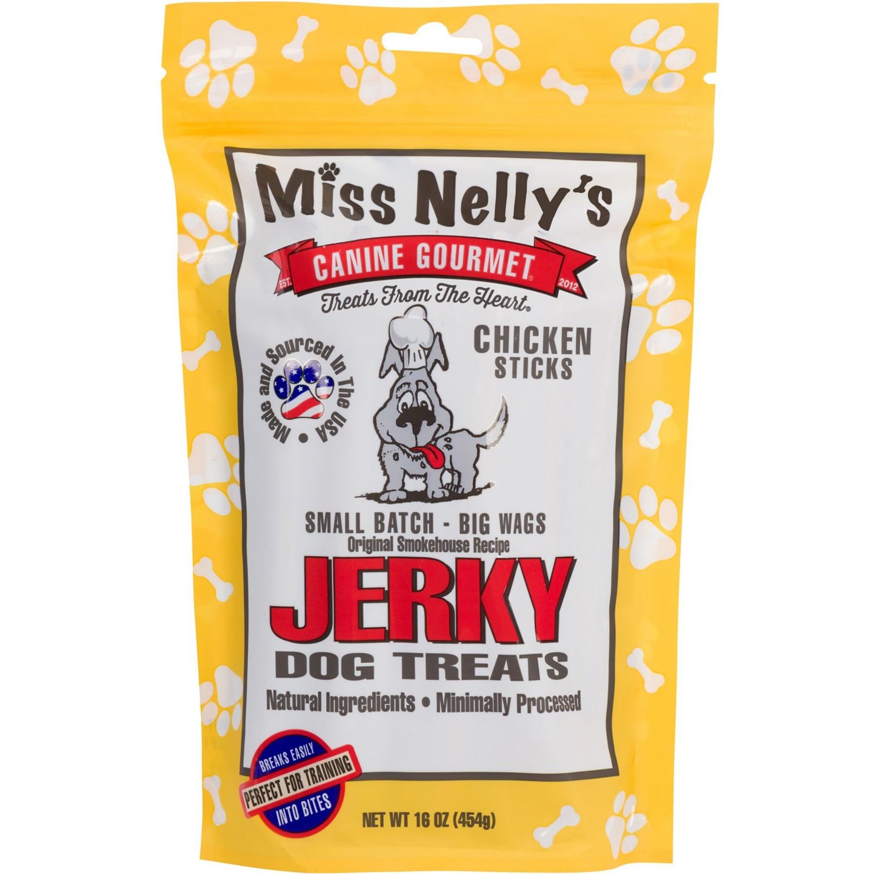 Miss Nelly's Canine Gourmet Chicken Sticks Jerky Dog Treats