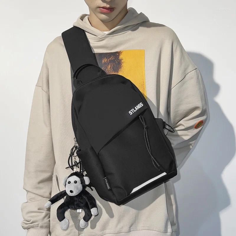 Evening Bags Fashion Waist Bag Street Trend Chest Pack Shoulder Unisex High Quality Nylon Belt Brand Designer Phone Purse 29e4 4