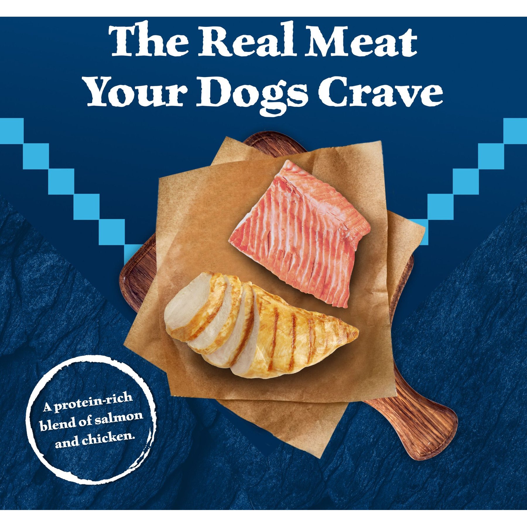 Blue Buffalo Wilderness Salmon & Chicken High-Protein Grain-Free Adult Canned Dog Food