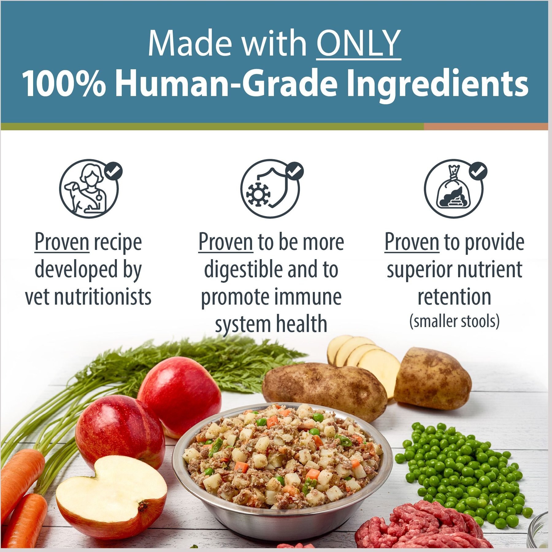 JustFoodForDogs Pantry Fresh Beef & Russet Potato Fresh Dog Food