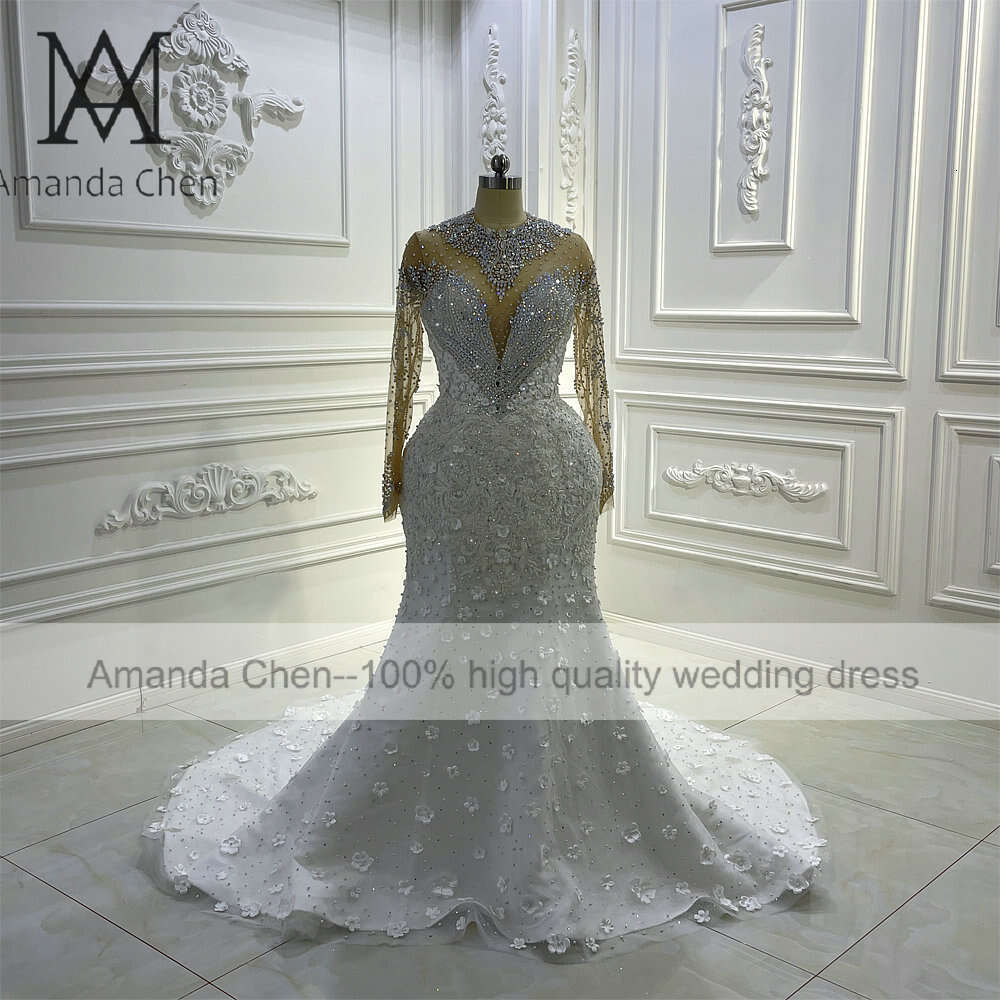 In Sequins Rhie Crystal D Wers Wedding Dress ress