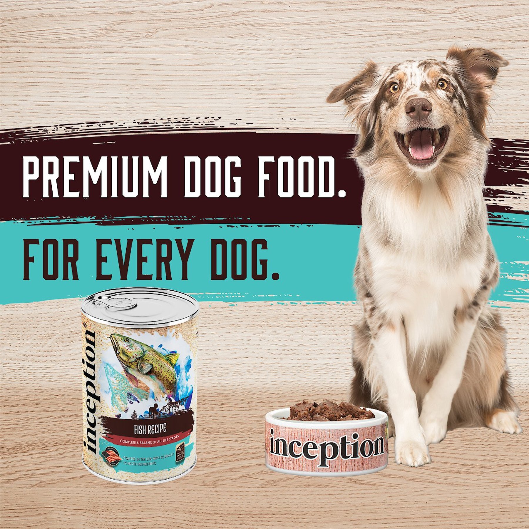 Inception Fish Recipe Canned Dog Food, 13-oz, case of 12