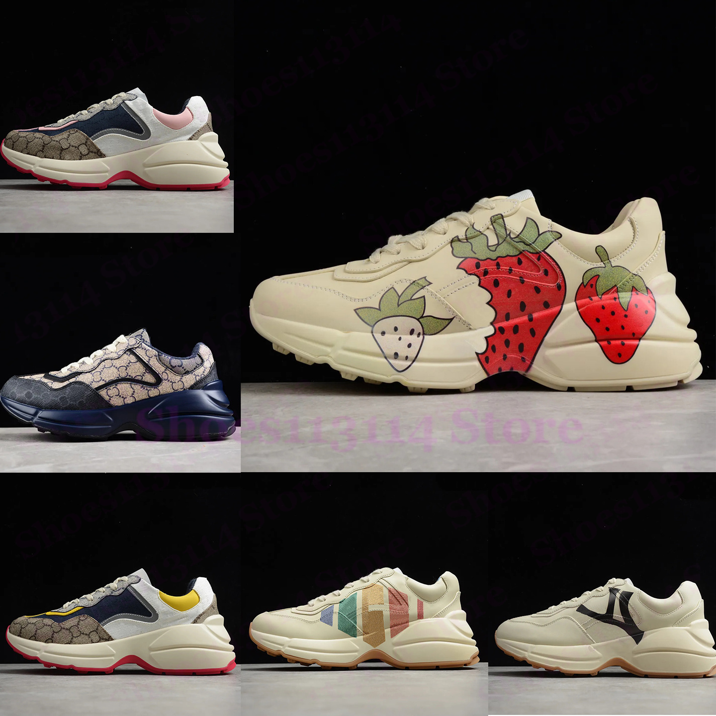 Designer Sneakers Vintage Dad Shoes Trainers Luxury Casual Running Shoe Chaussures Fashion Unisex Sneaker Beige Mens Womens University