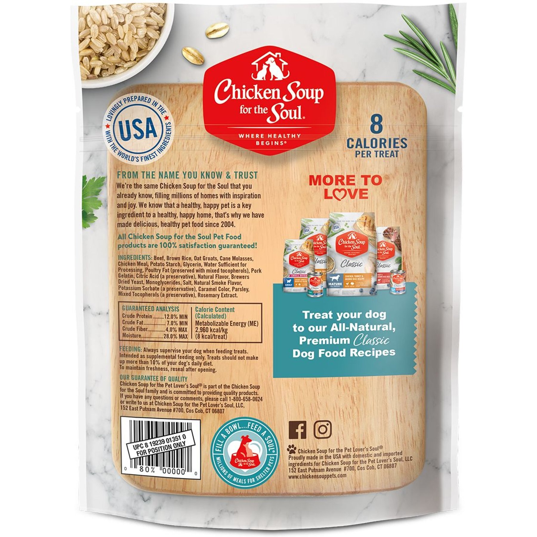Chicken Soup for the Soul Savory Snacks Beef Dog Treat