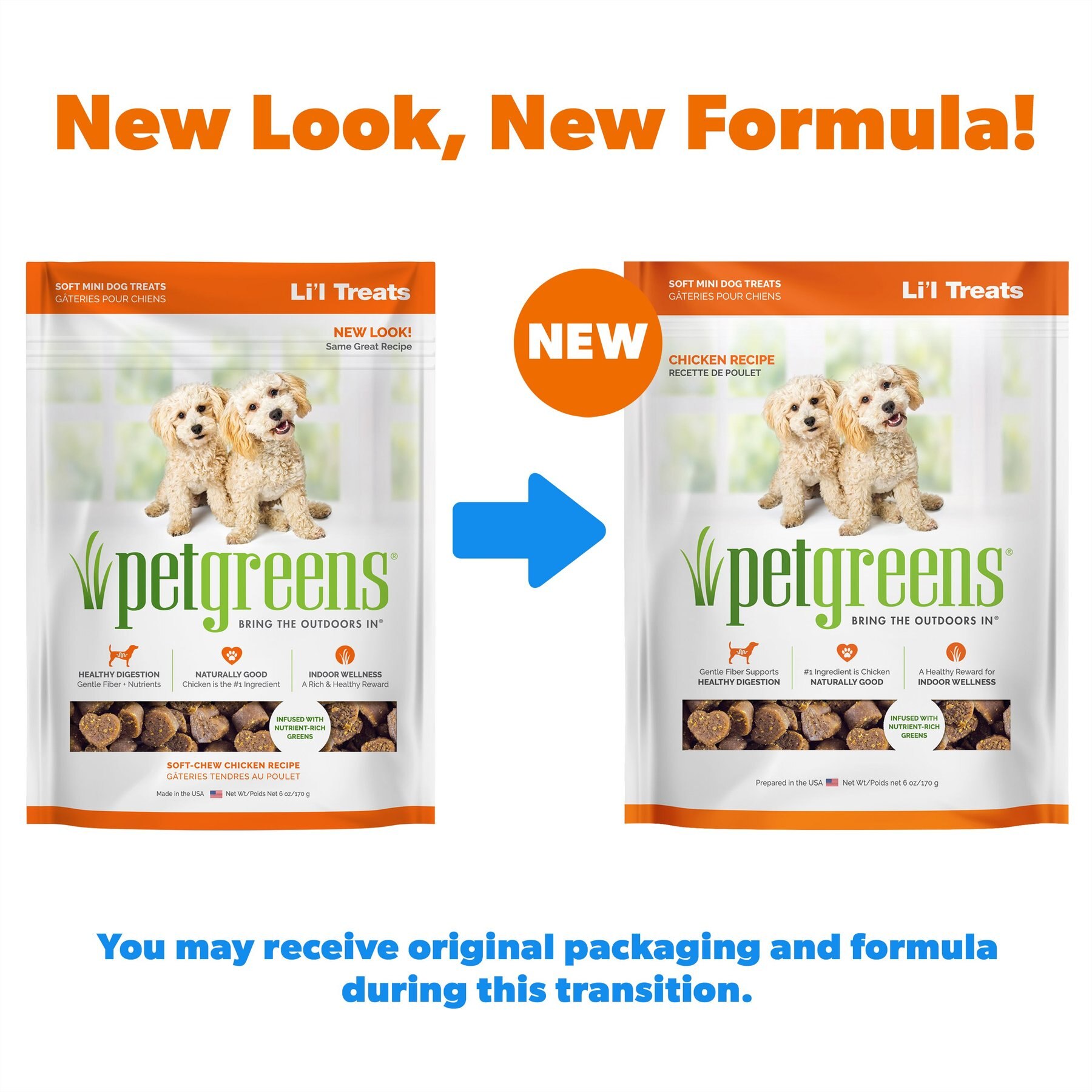 Pet Greens Roasted Chicken Semi-Moist Li'l Dog Treats