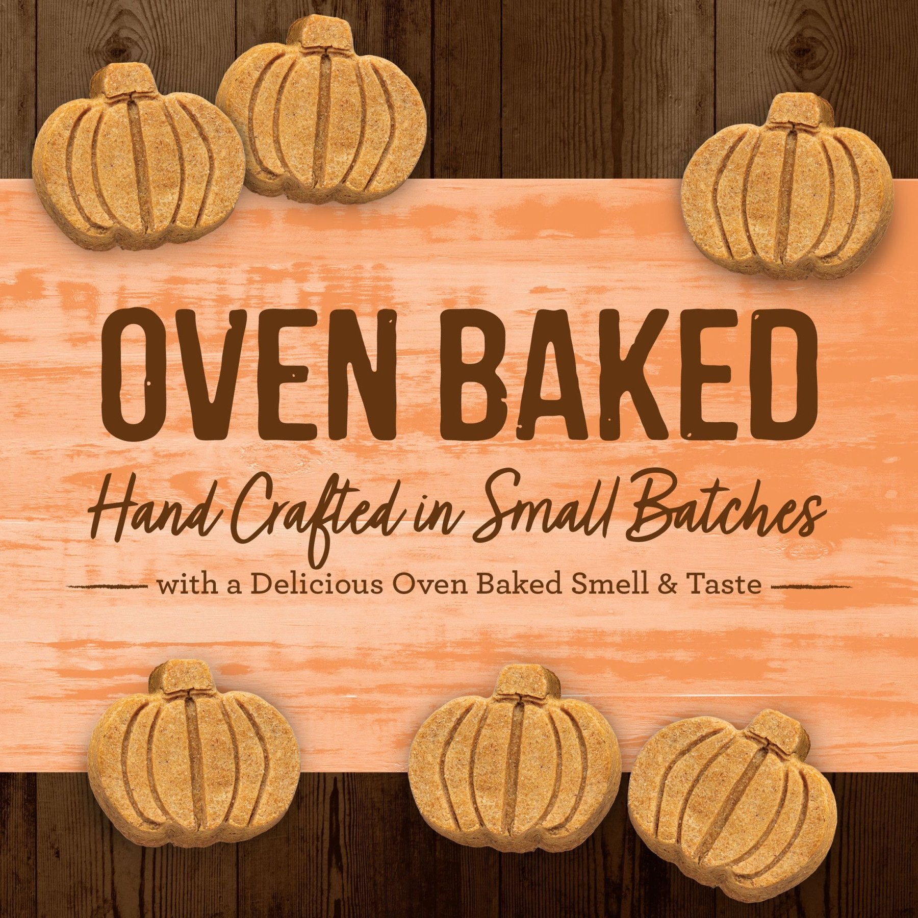 Merrick Oven Baked Pumpkin Patch with Real Pumpkin Dog Treats