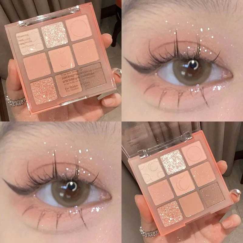 9 Colors Glitter Neon Eyeshadow Palette High Quality Professional Korean Makeup Cosmetic Glitter Eye Shadows Beauty PaletteXJ241121