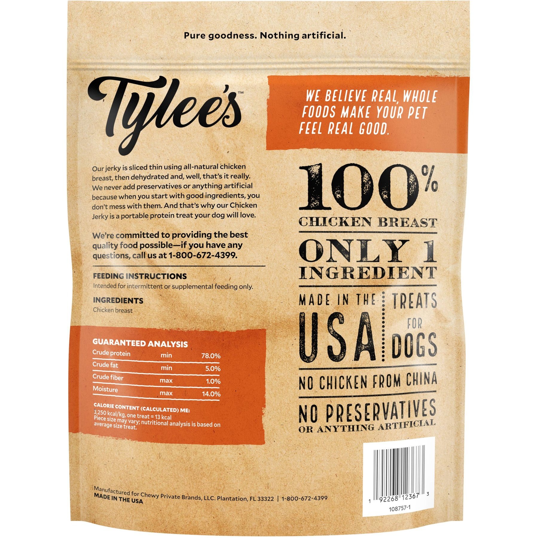 Tylee's Chicken Jerky Dog Treats