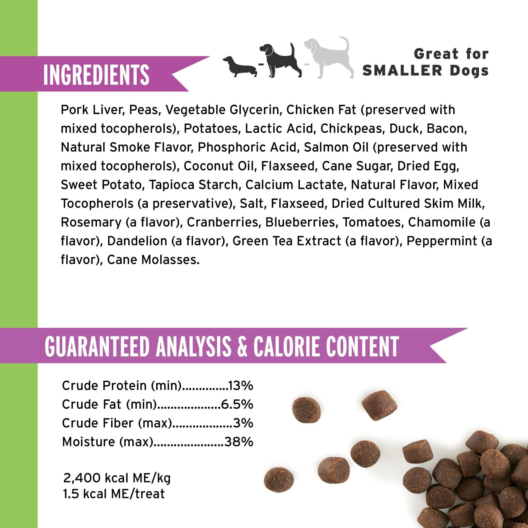 Pet Botanics Mini Training Reward Duck & Bacon Flavor Grain-Free Dog Treats