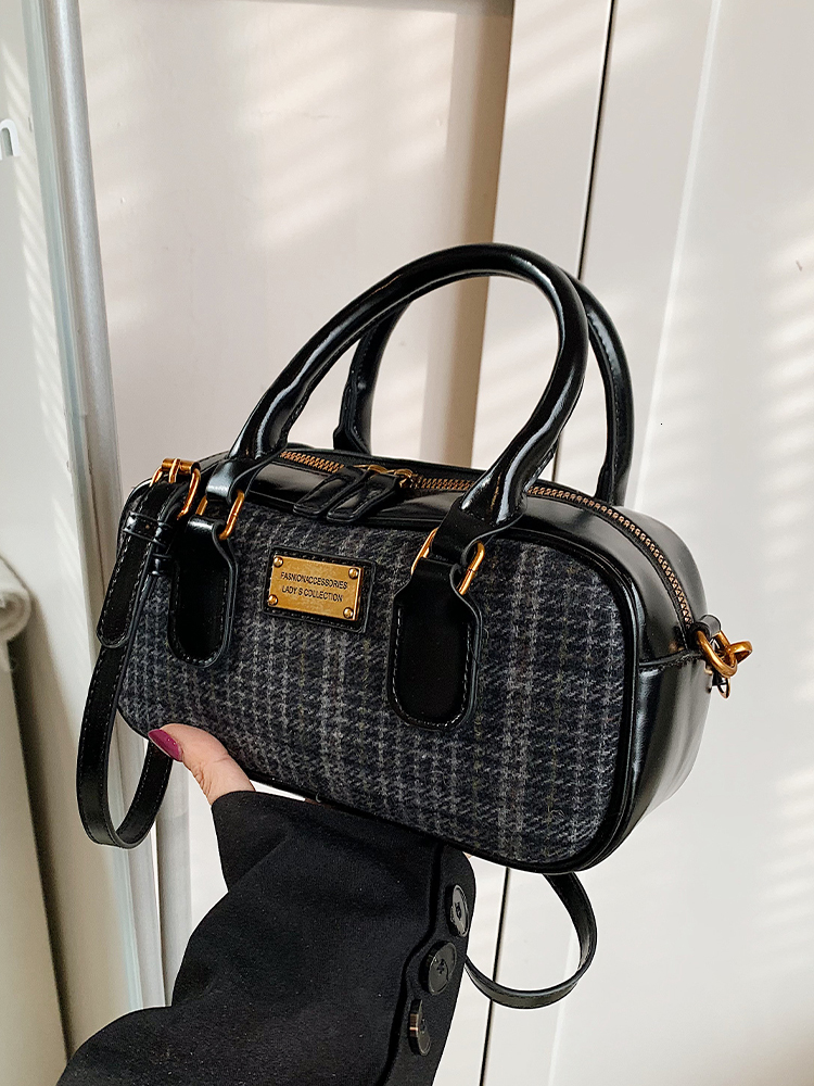 2024 Designer Colorblock Bowling Bags | Chic Casual Crossbody hot Purses for Women