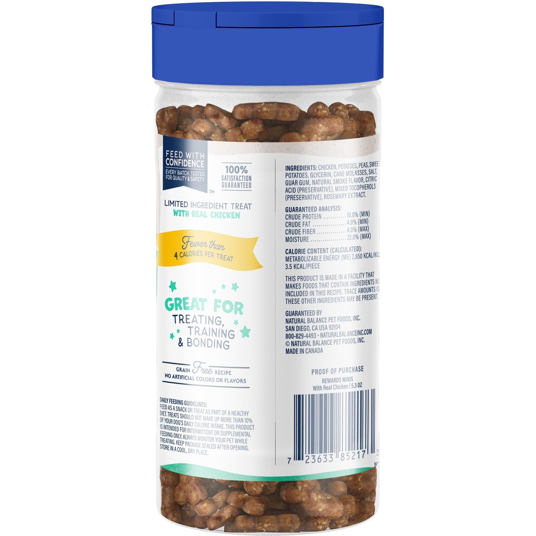 Natural Balance Rewards Minis with Real Chicken Dog Treats