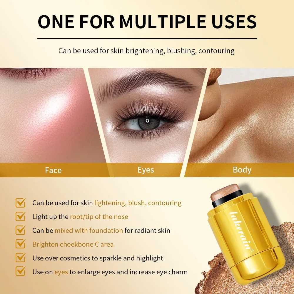 l Peach Cheek Highlight B Stick Bronzers Contouring Shimmer Rouge Cream Glowing Brightening Skin Tone Cosmetics TubesW250217