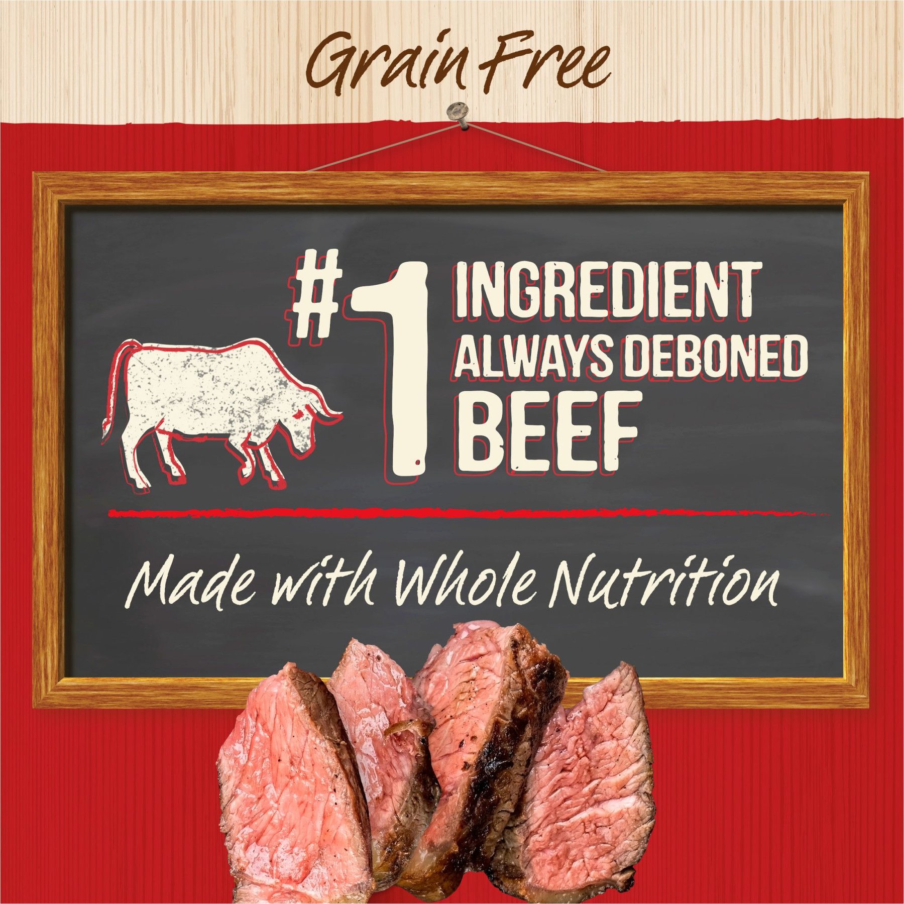 Merrick Chunky Grain-Free Wet Dog Food Big Texas Steak Tips Dinner