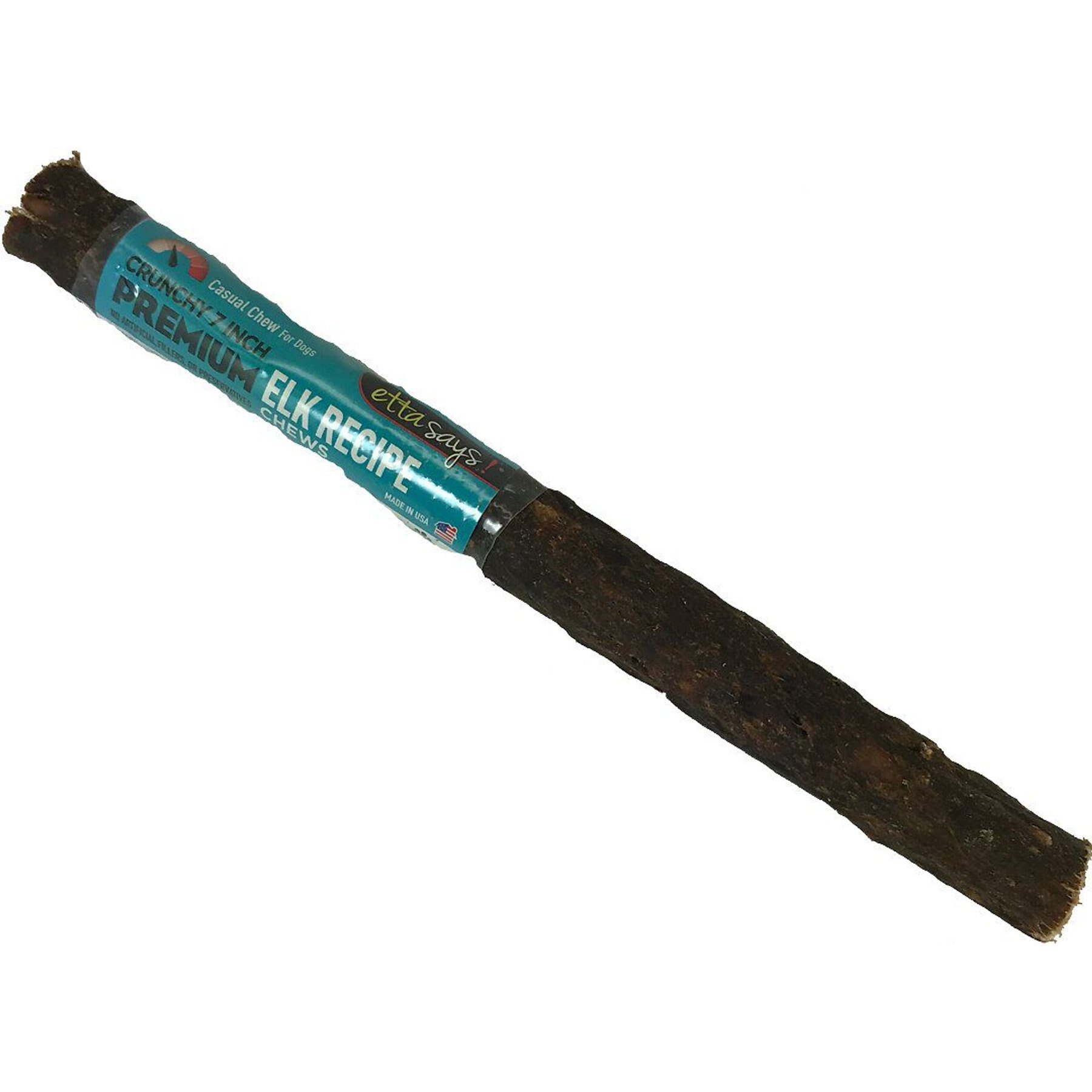 Etta Says! 7" Crunchy Elk Dog Chew Treats