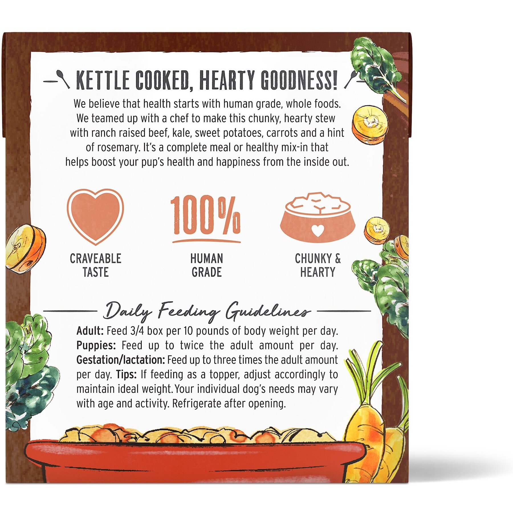 The Honest Kitchen One Pot Stews Roasted Beef Stew Wet Dog Food