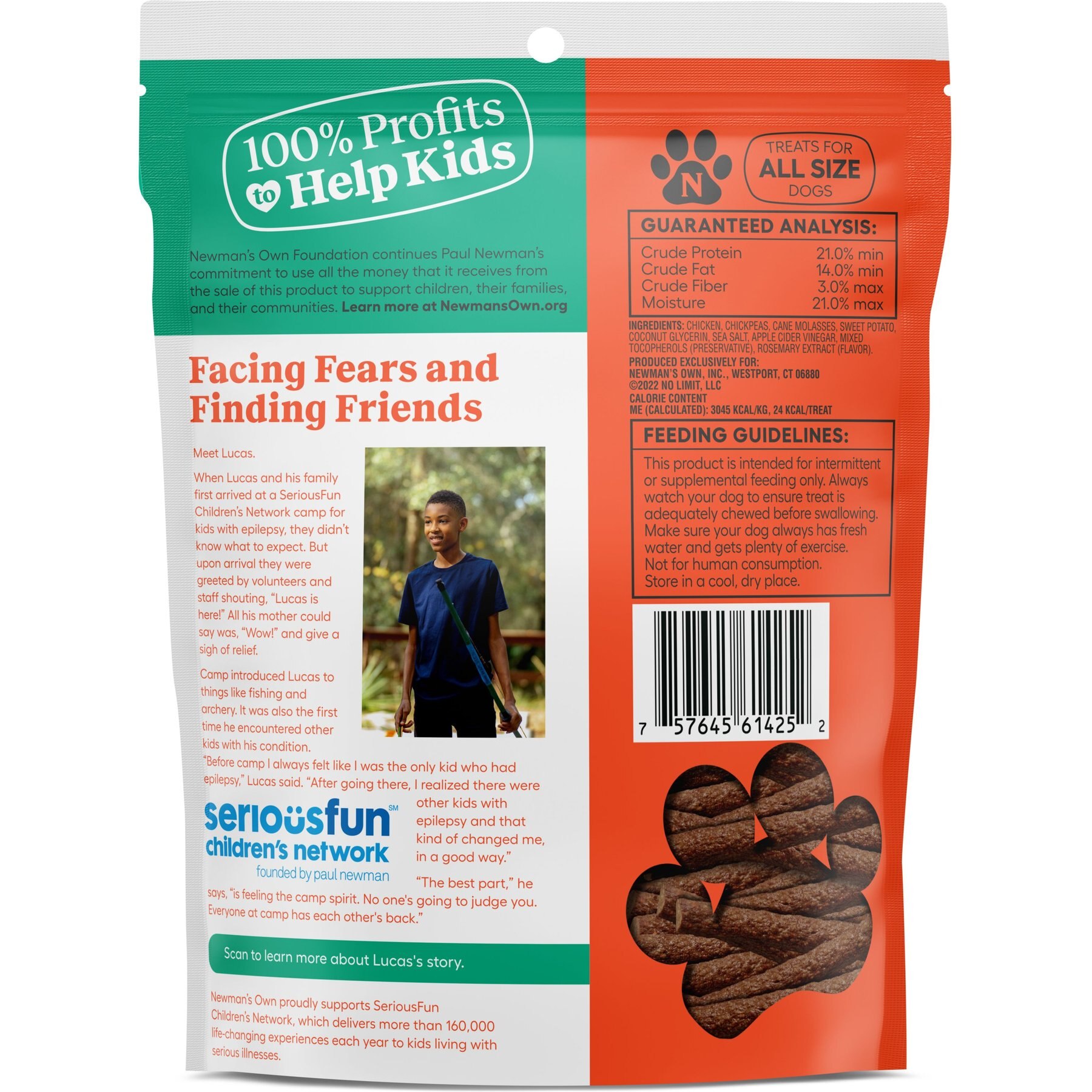 Newman's Own Snack Sticks Chicken & Sweet Potato Recipe Grain-Free Dog Treats