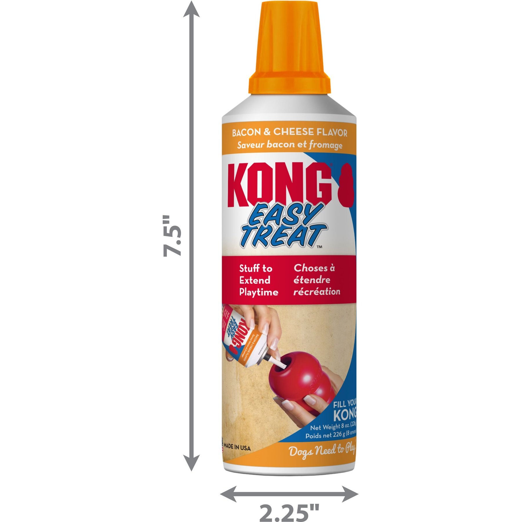 KONG Stuff'N Easy Treat Bacon & Cheese Recipe