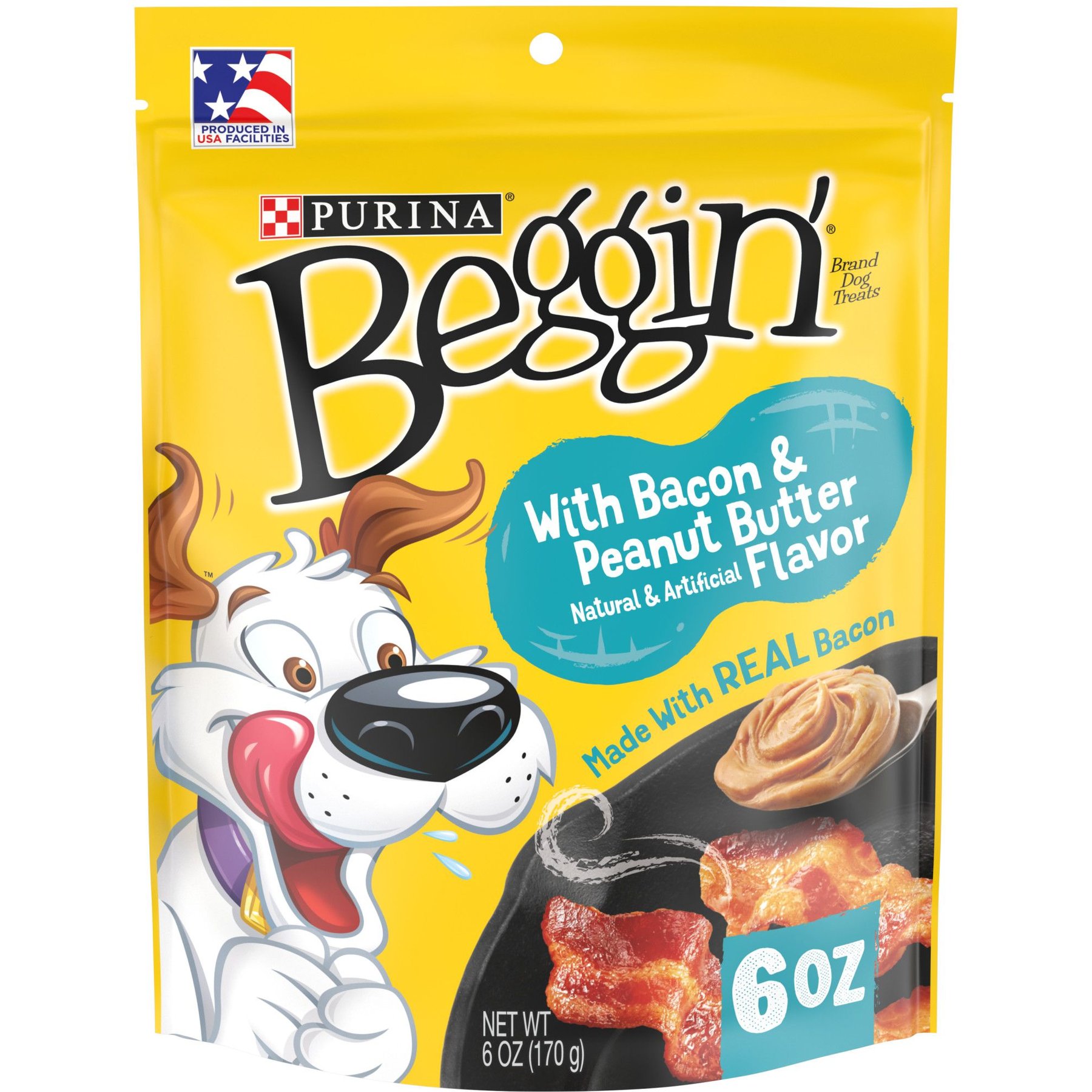 Purina Beggin' Strips Real Meat with Bacon & Peanut Butter Flavored Dog Treats