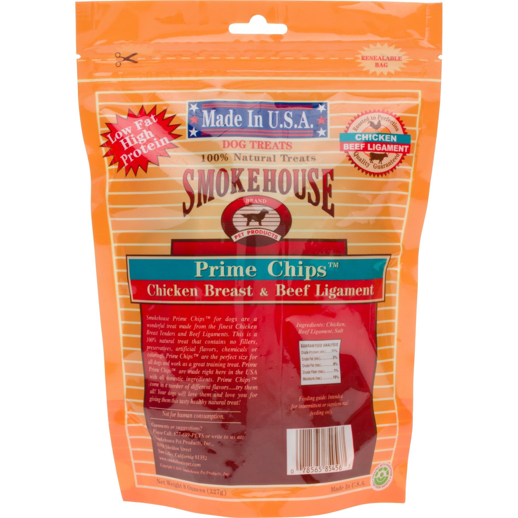 Smokehouse USA Chicken Breast & Beef Ligament Prime Chips Dog Treats