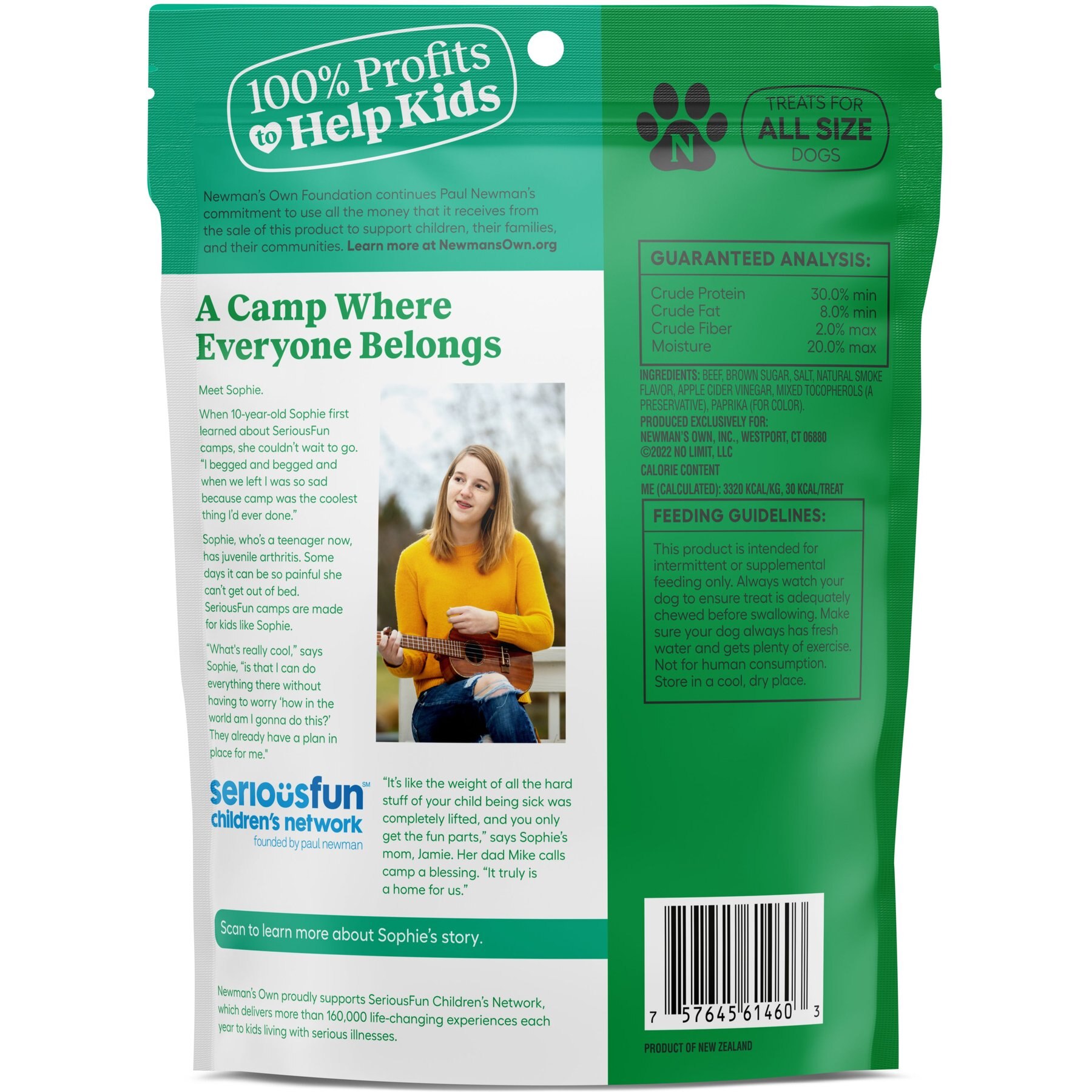 Newman's Own Beef Jerky Original Recipe Dog Treats