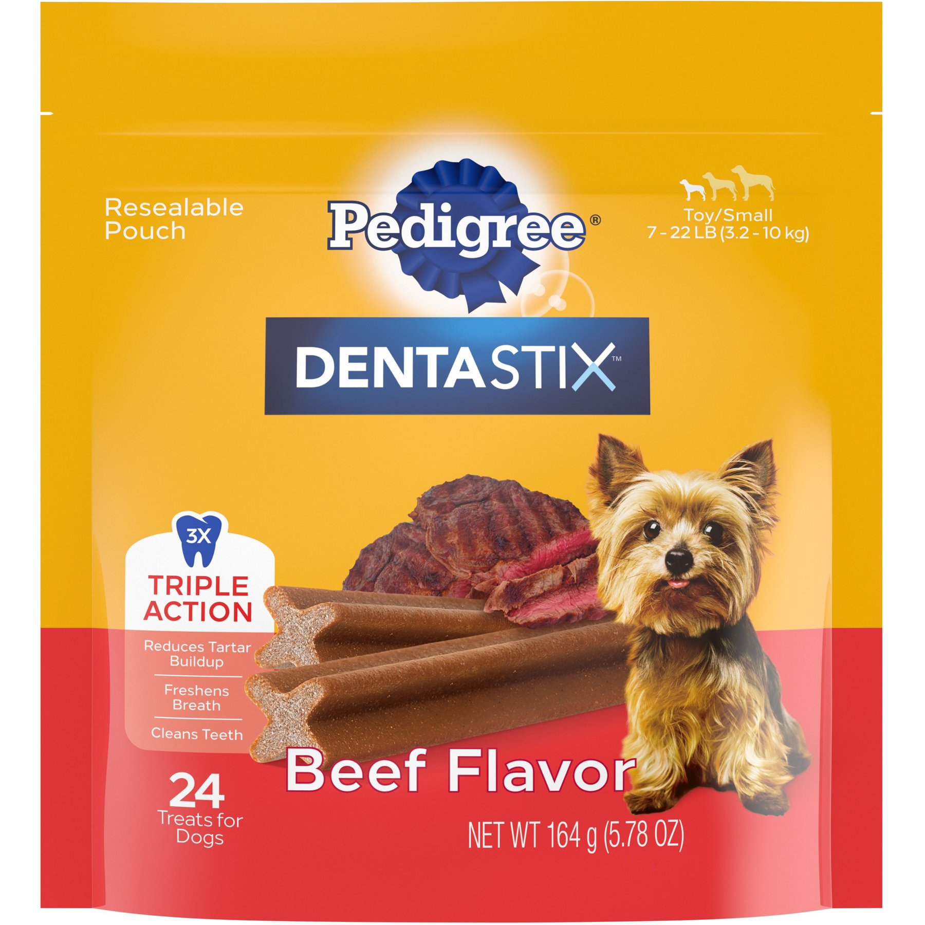 Pedigree Dentastix Beef Mini Dental Dog Treats