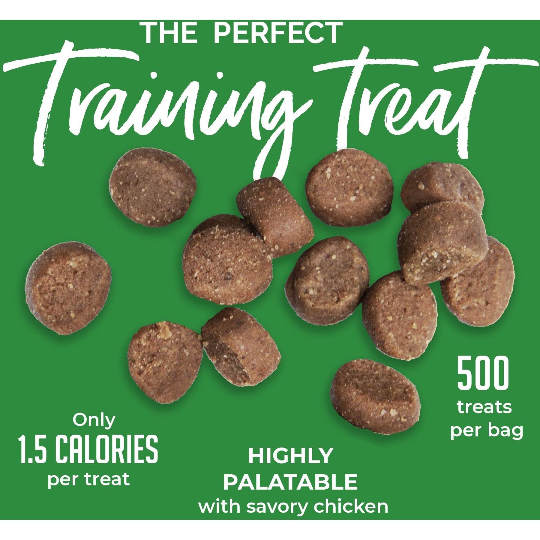 Buddy Biscuits Trainers Training Bites Chicken Flavor Dog Treats, 10-oz bag