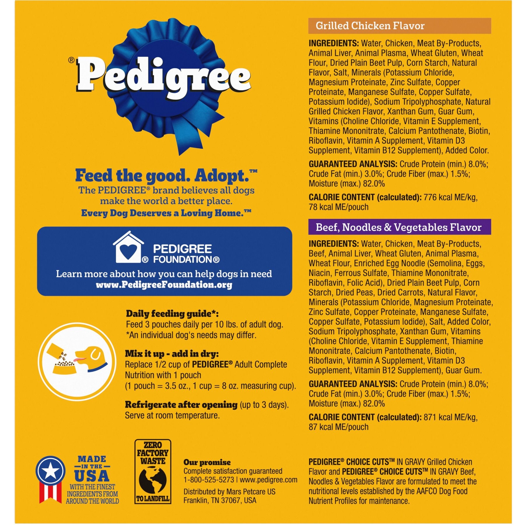 Pedigree Choice Cuts Variety Pack Beef & Chicken Adult Wet Dog Food