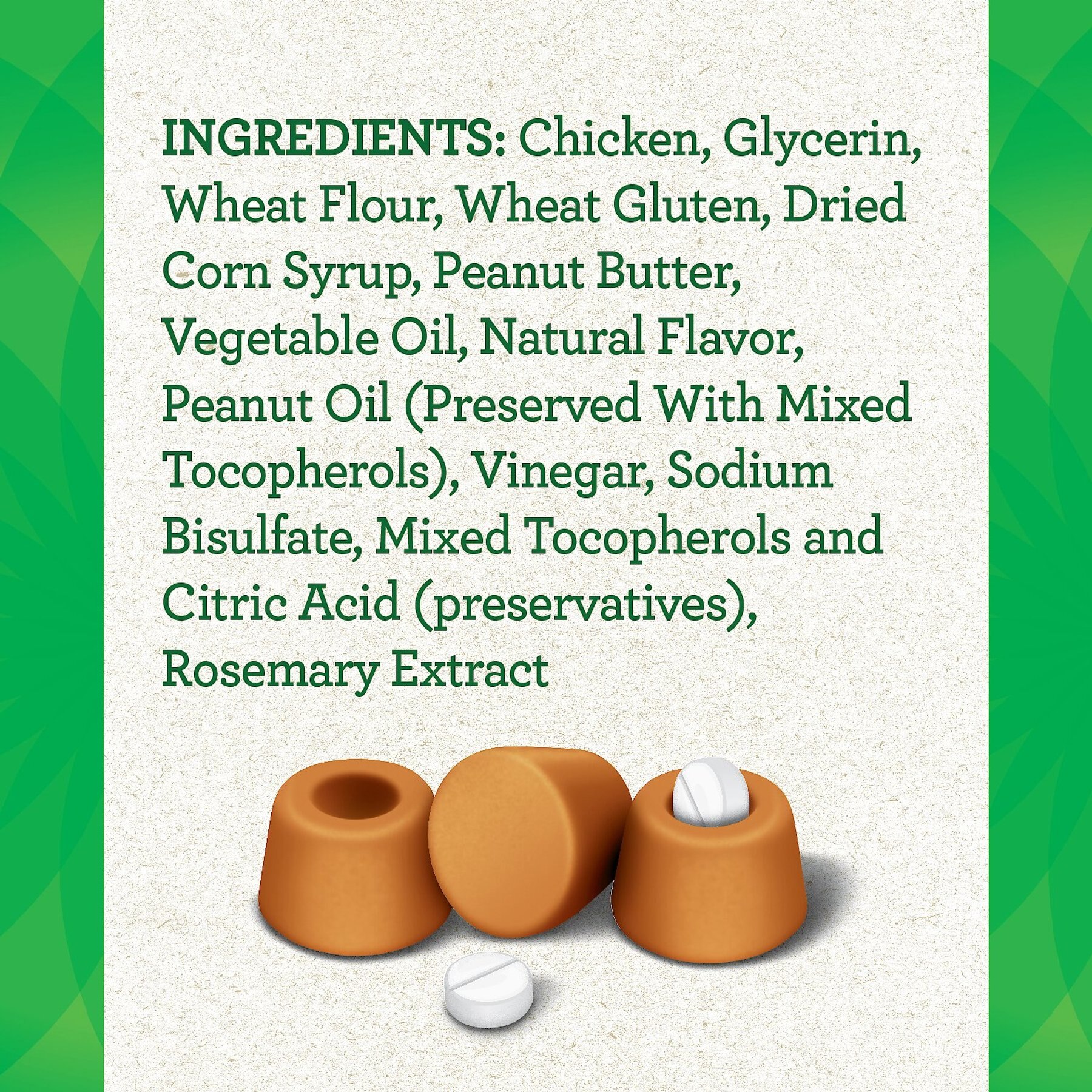 Greenies Pill Pockets Canine Real Peanut Butter Flavor Dog Treats
