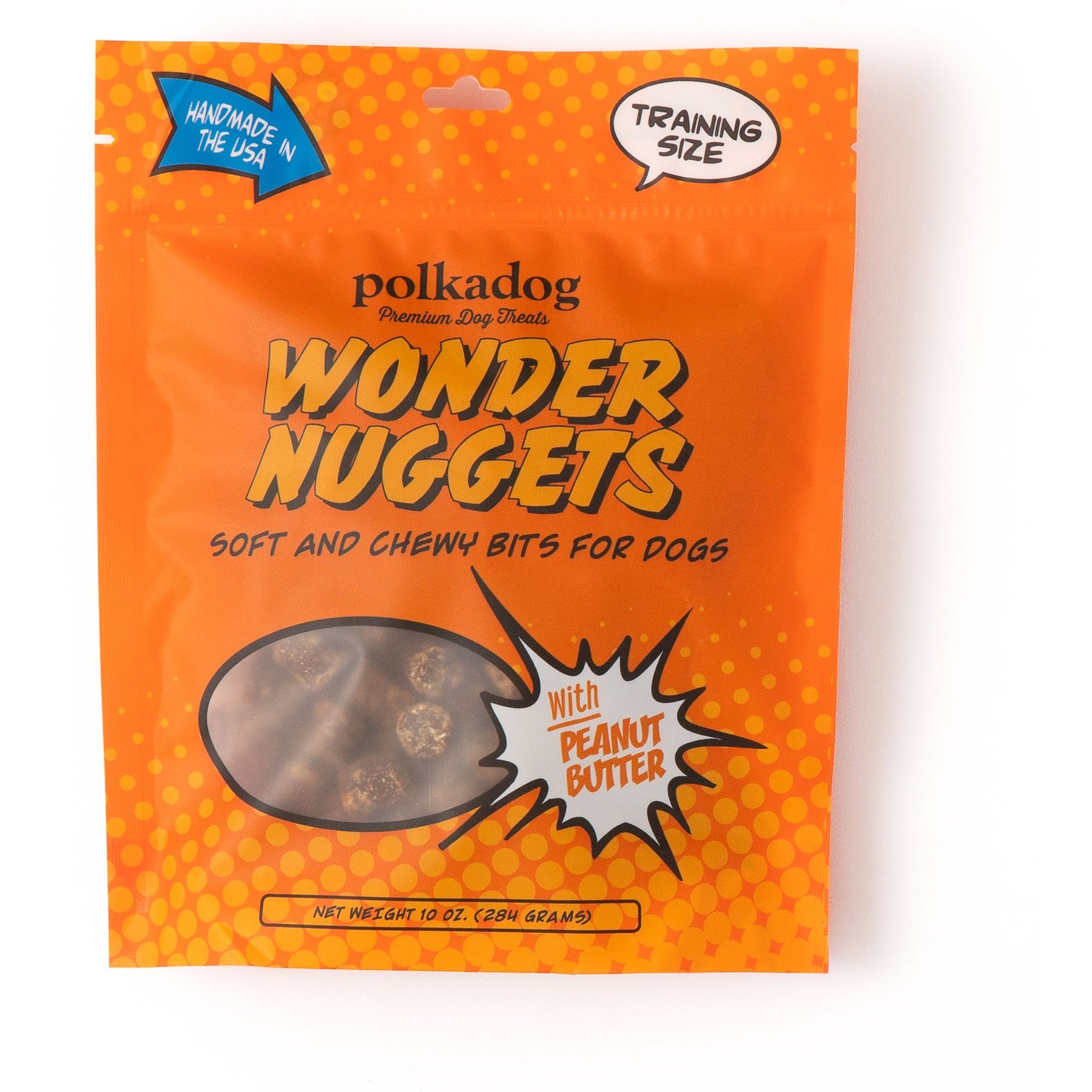 Polkadog Wonder Nuggets Peanut Butter Flavor Soft & Chewy Dog Treats