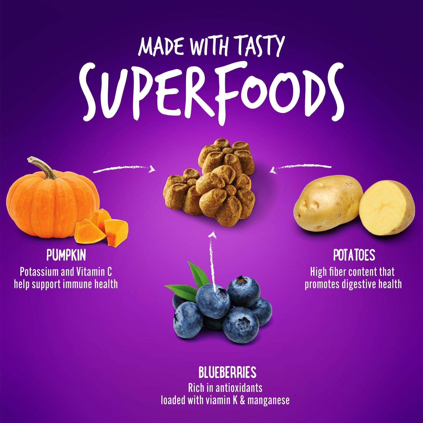 Fruitables Pumpkin & Blueberry Flavor Dog Treats