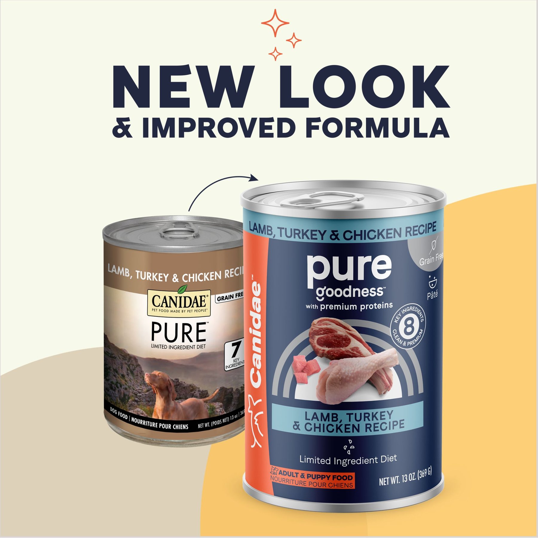 CANIDAE Pure Lamb, Turkey & Chicken Recipe Adult Wet Dog Food