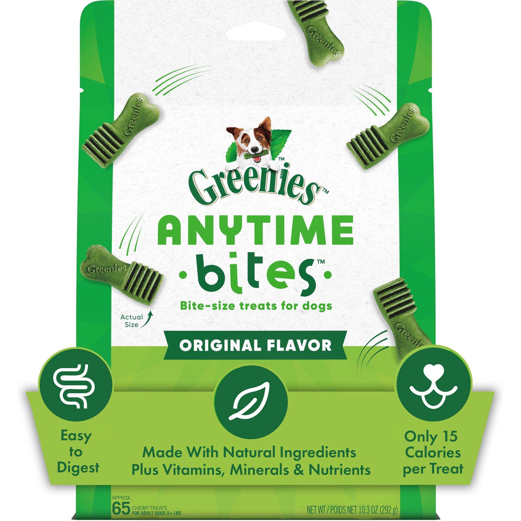 Greenies Anytime Bites Original Chicken Flavor Soft & Chewy Dog Treats