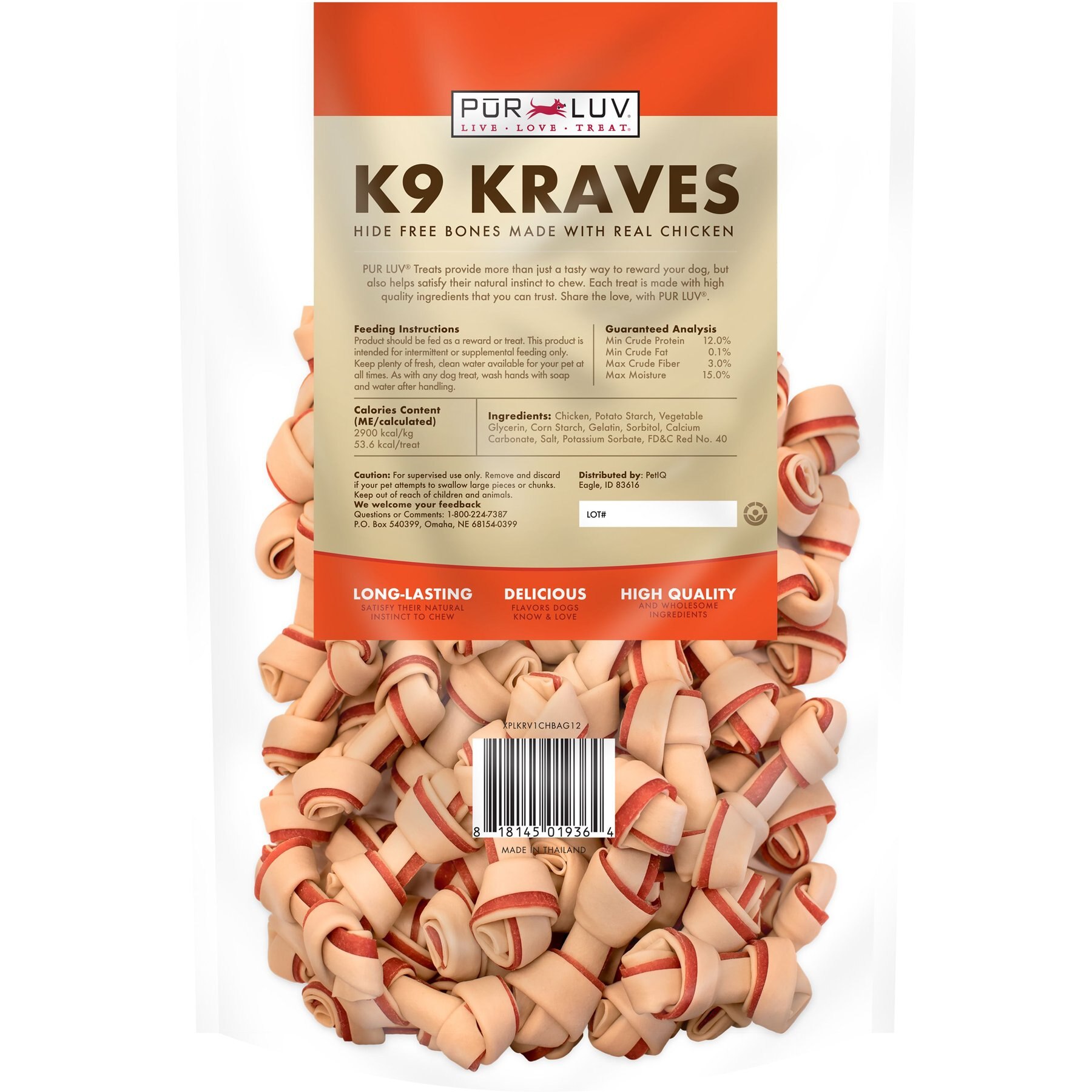 Pur Luv K9 Kraves Chicken Dog Treats