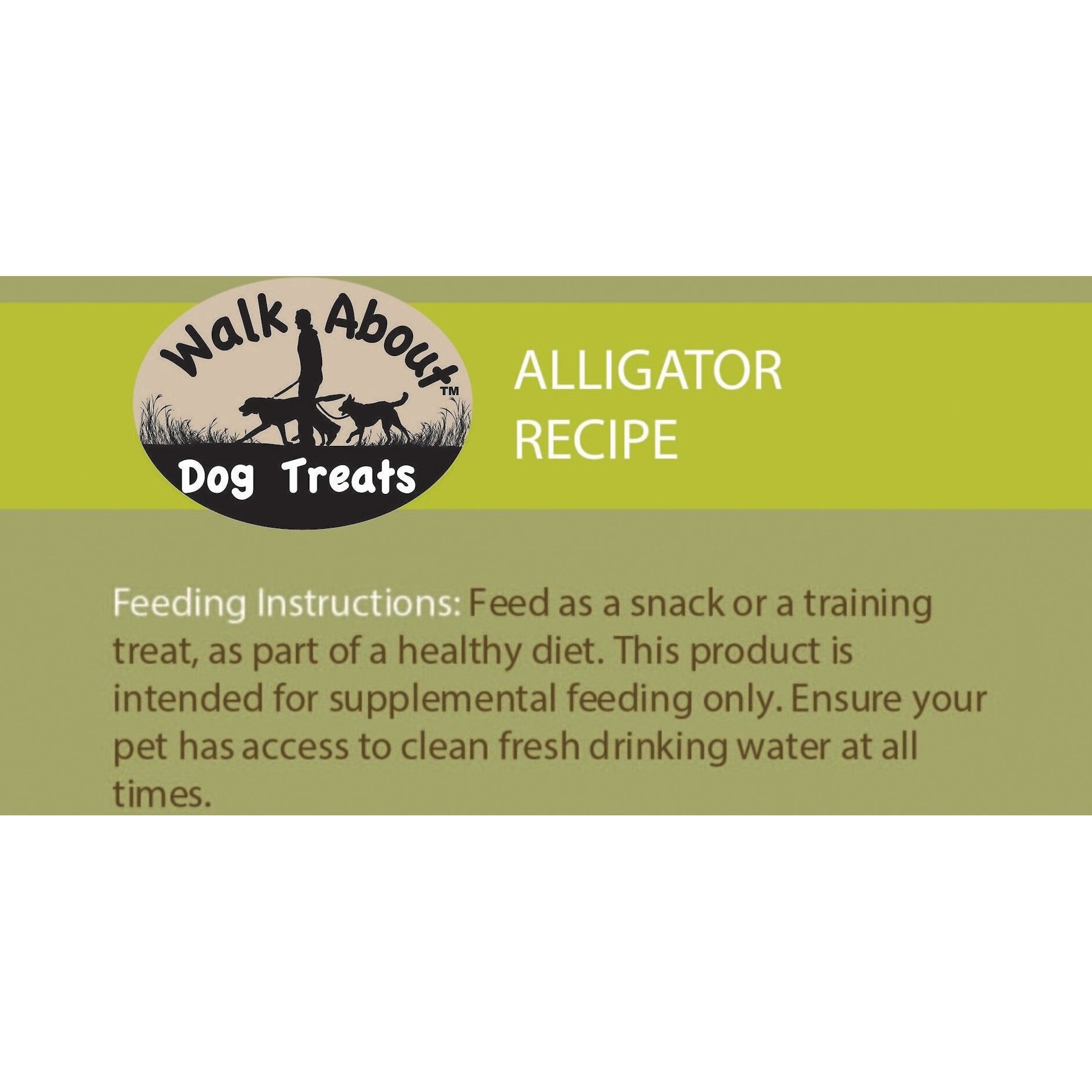 Walk About Alligator Grain-Free Jerky Dog Treats