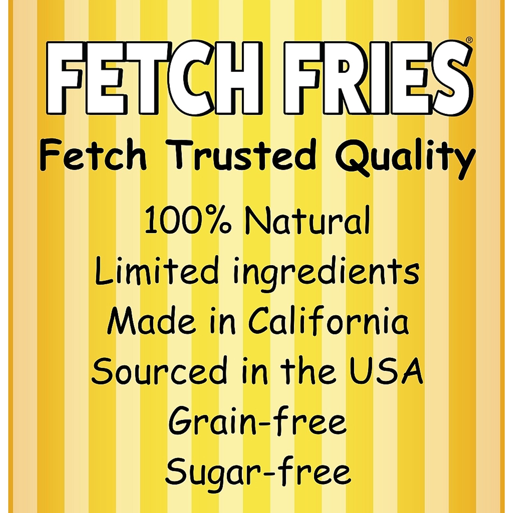 Fast Pet Food Fetch Fries Chicken & Sweet Potato Dog Treats