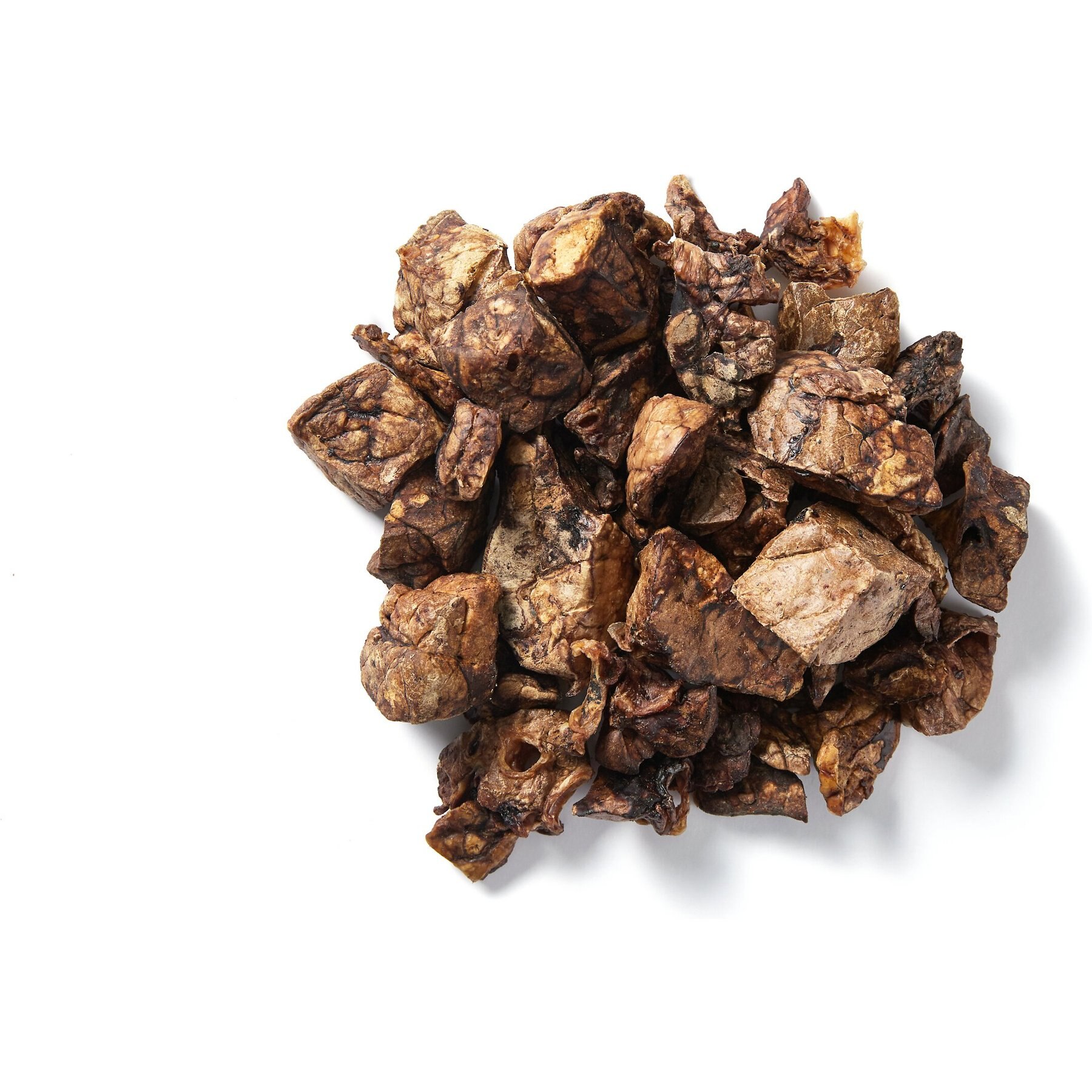 Bones & Chews All-Natural Beef Lung Training Bites Dehydrated Dog Treats, 12-oz bag