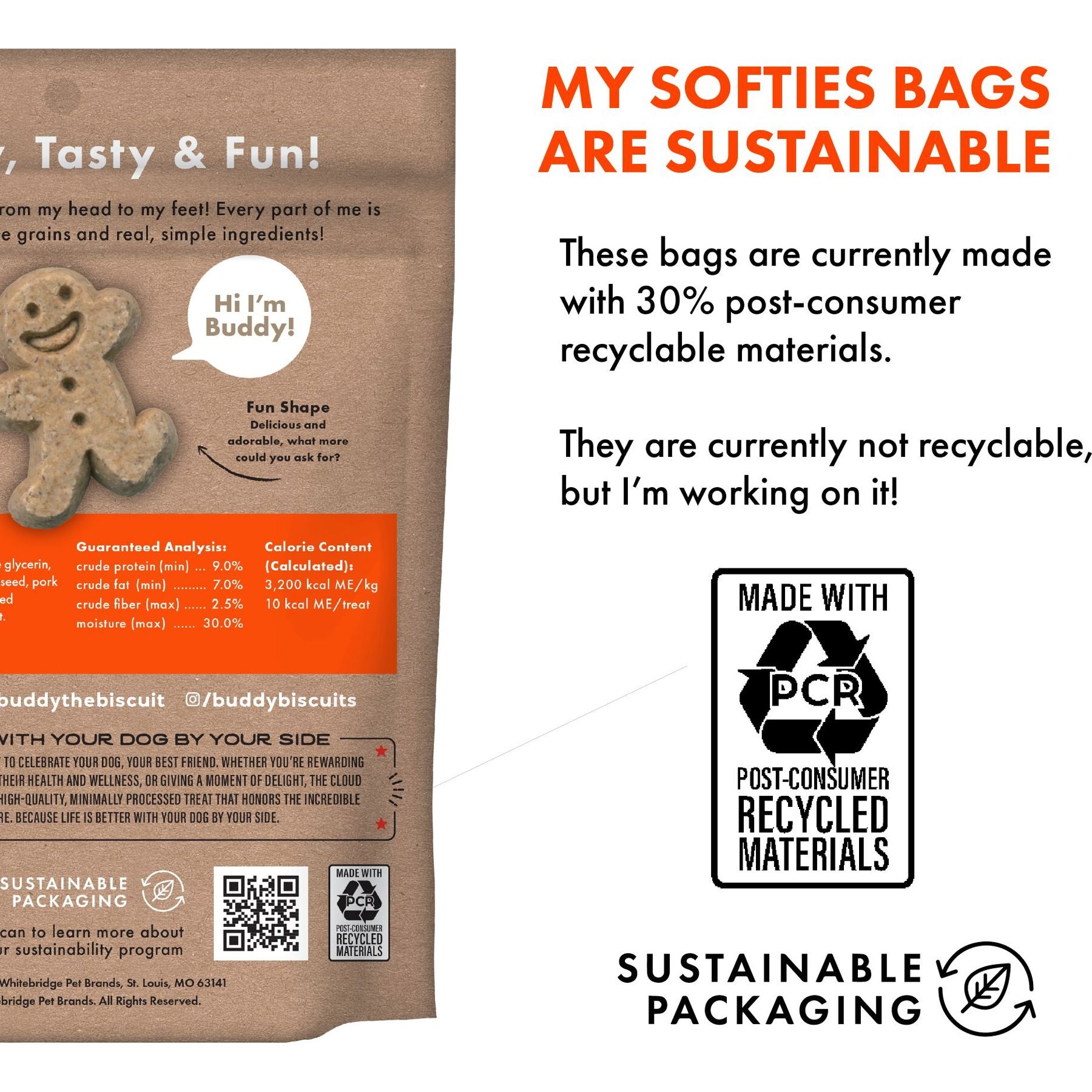 Buddy Biscuits Original Soft & Chewy with Peanut Butter Dog Treats