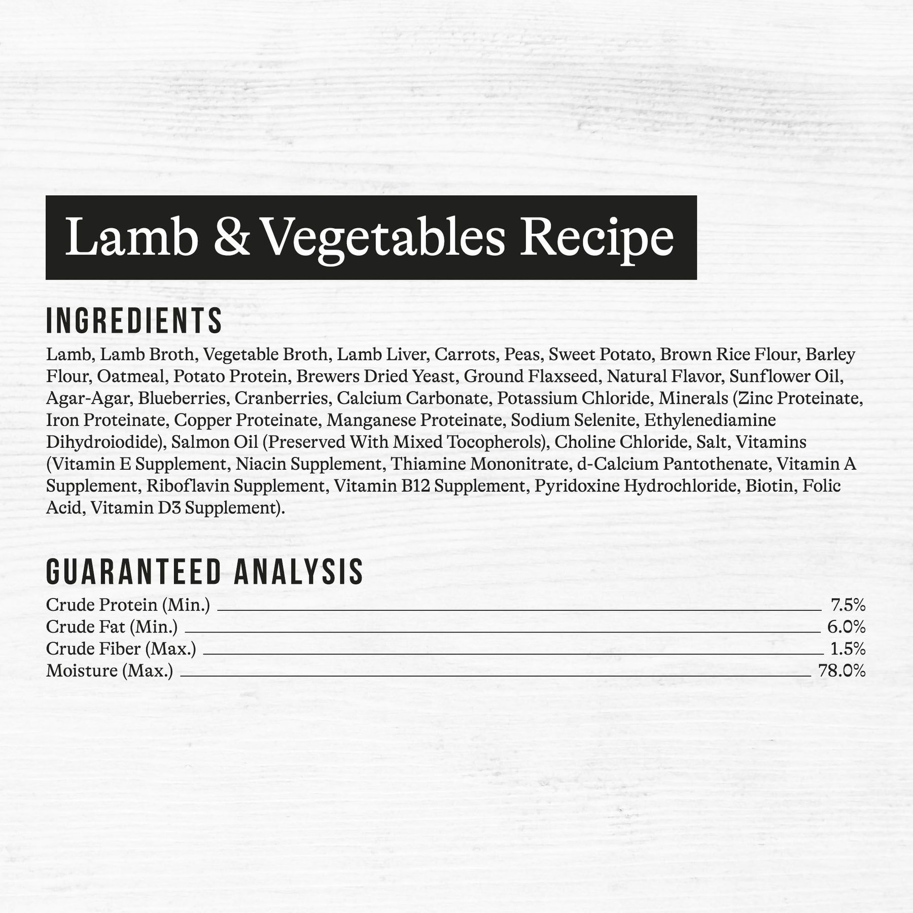 American Journey Lamb & Vegetables Canned Dog Food