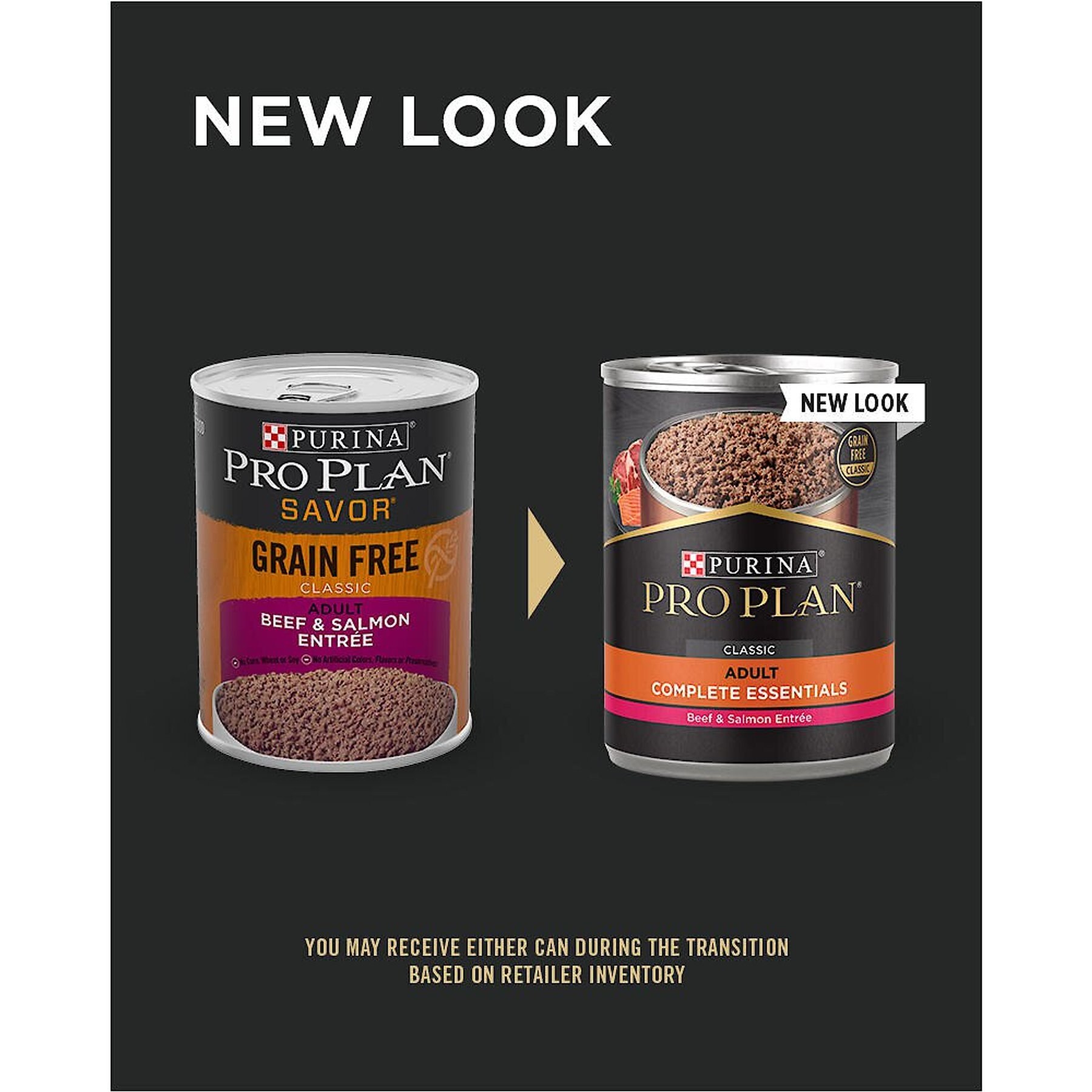 Purina Pro Plan Savor Classic Beef & Salmon Entree Grain-Free Canned Dog Food