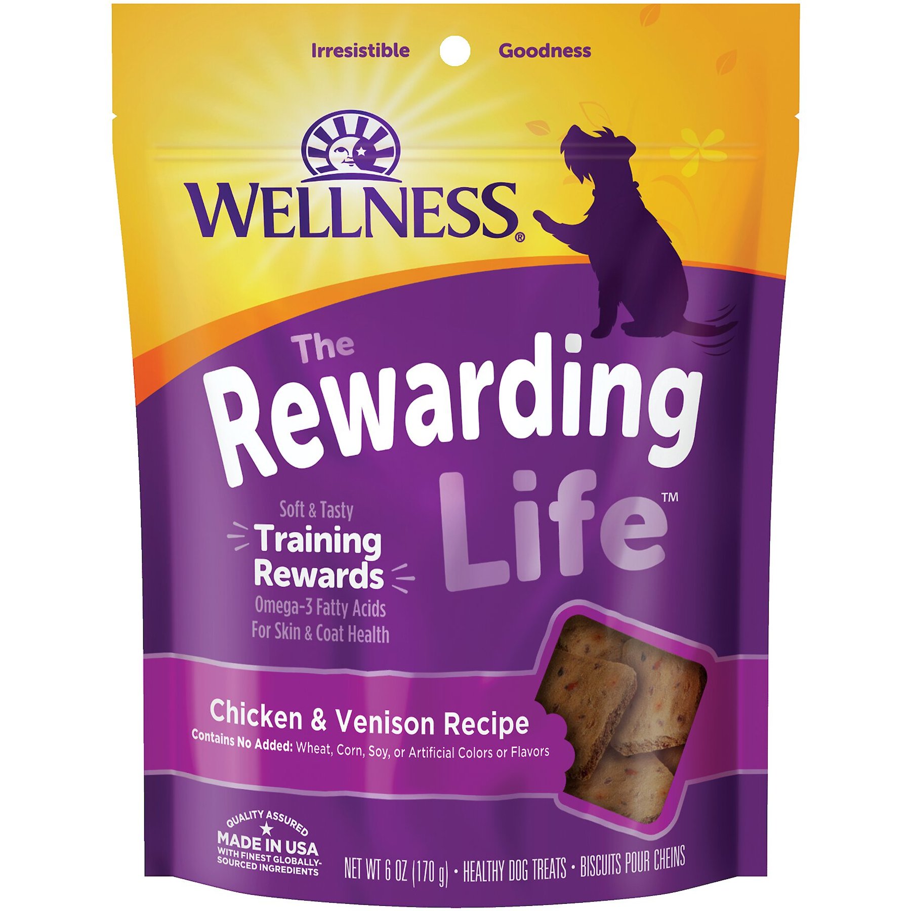 Wellness Rewarding Life Chicken & Venison Grain-Free Soft & Chewy Dog Treats