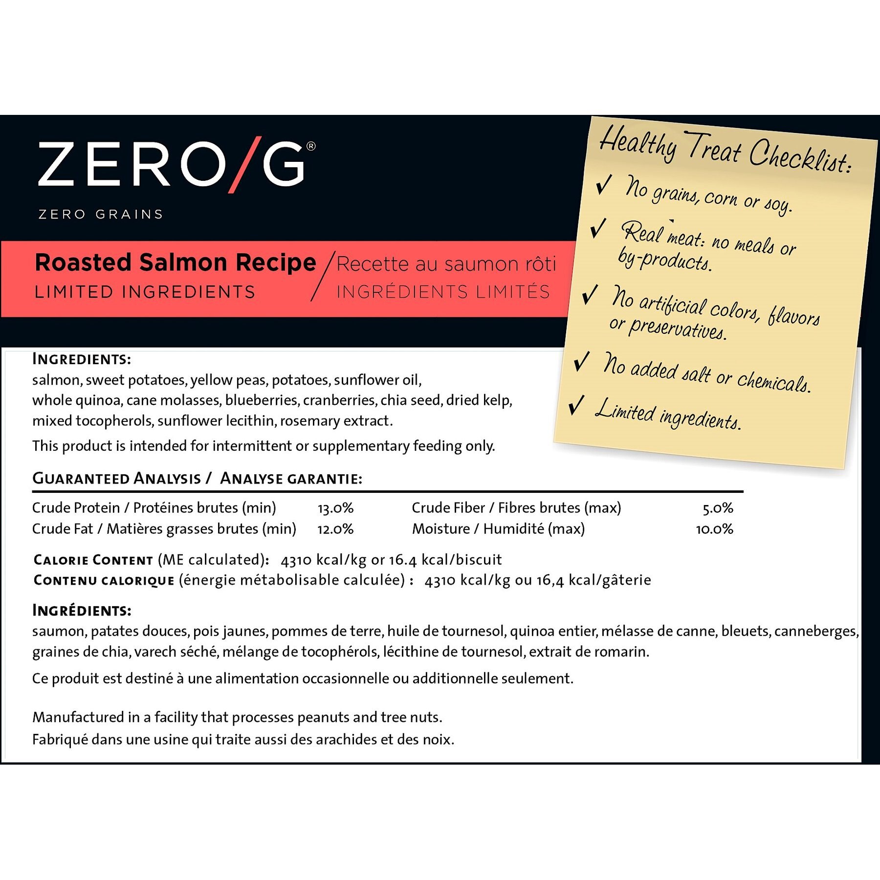 Darford Zero/G Grain-Free Roasted Salmon Dog Treats