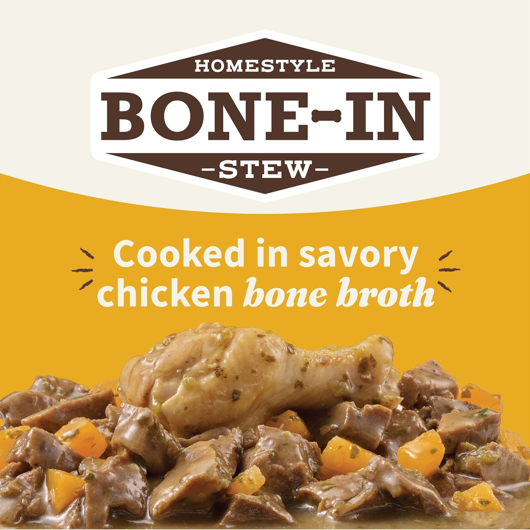 Halo Elevate Homestyle Bone-In Chicken Stew with Sweet Potatoes & Kale Grain-Free Wet Dog Food, 12.7-oz can, case of 6