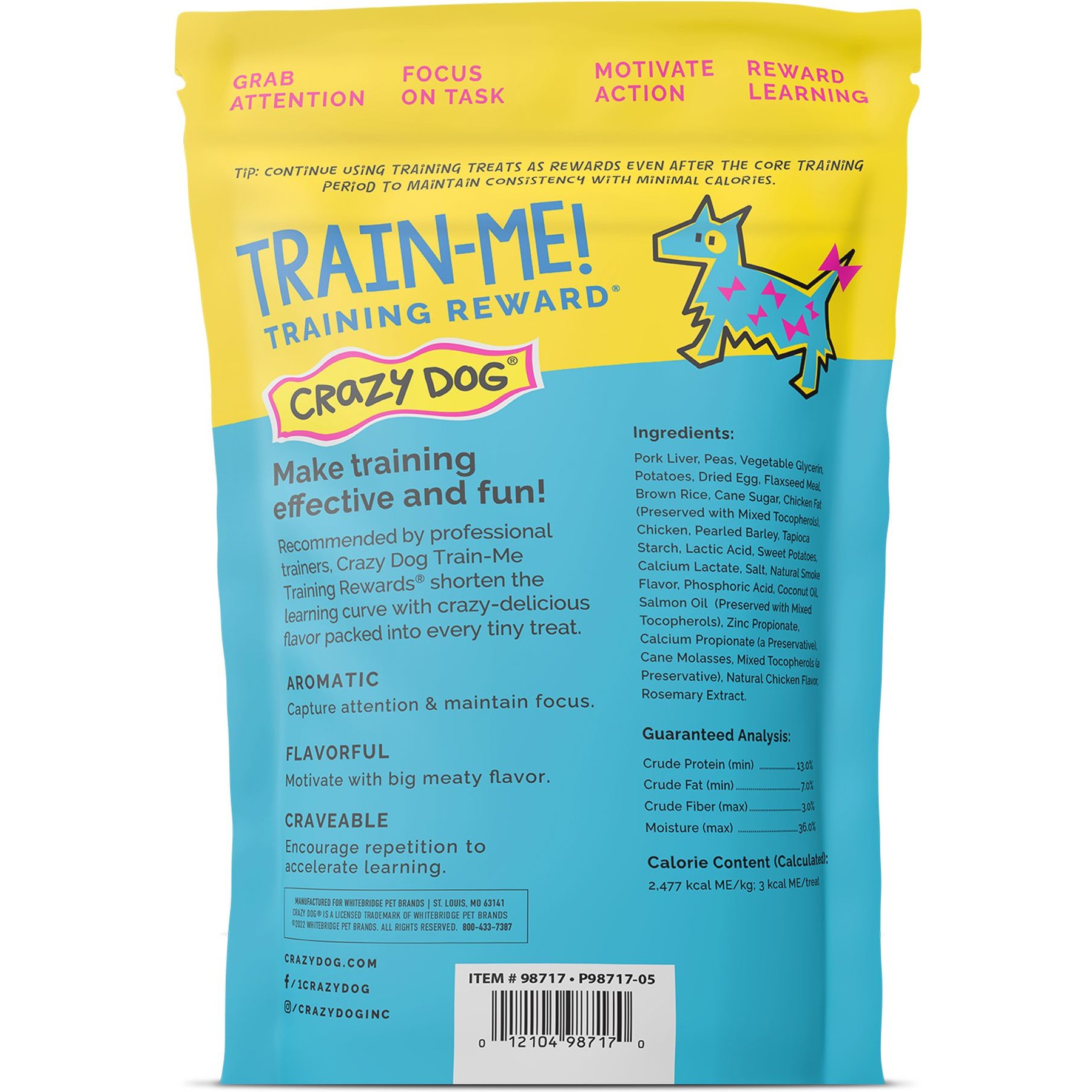 Crazy Dog Train-Me! Chicken Flavor Dog Treats