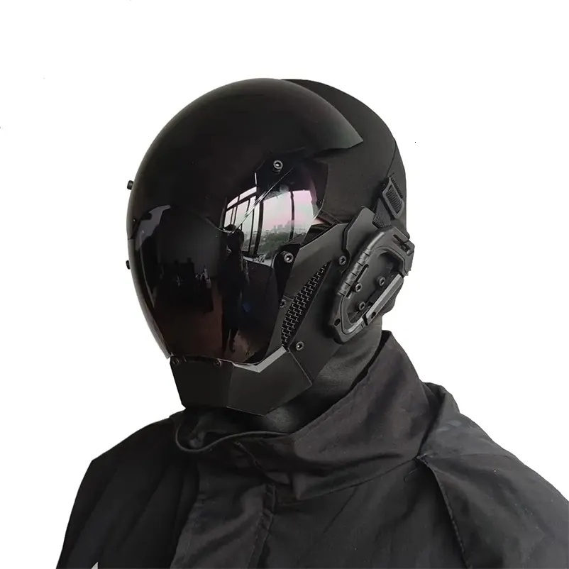 Cyberpunk Mask CS Play Role Playing Future Robot Cool Standard Model Halloween Party Science Fiction