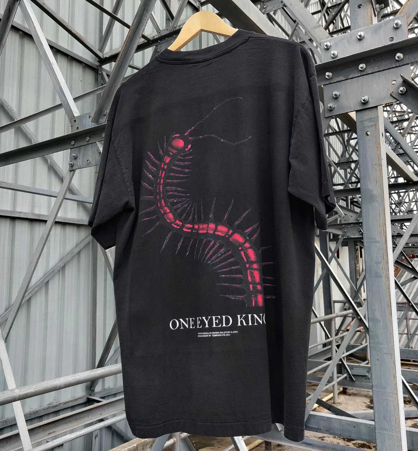 Men's T-Shirts Anime T Shirt Tokyo Ghoul Spider Lily T-shirt Men Oversized Cotton Casual Shirt Graphic Print T-shirts Strtwear Y2k T Top Y240420