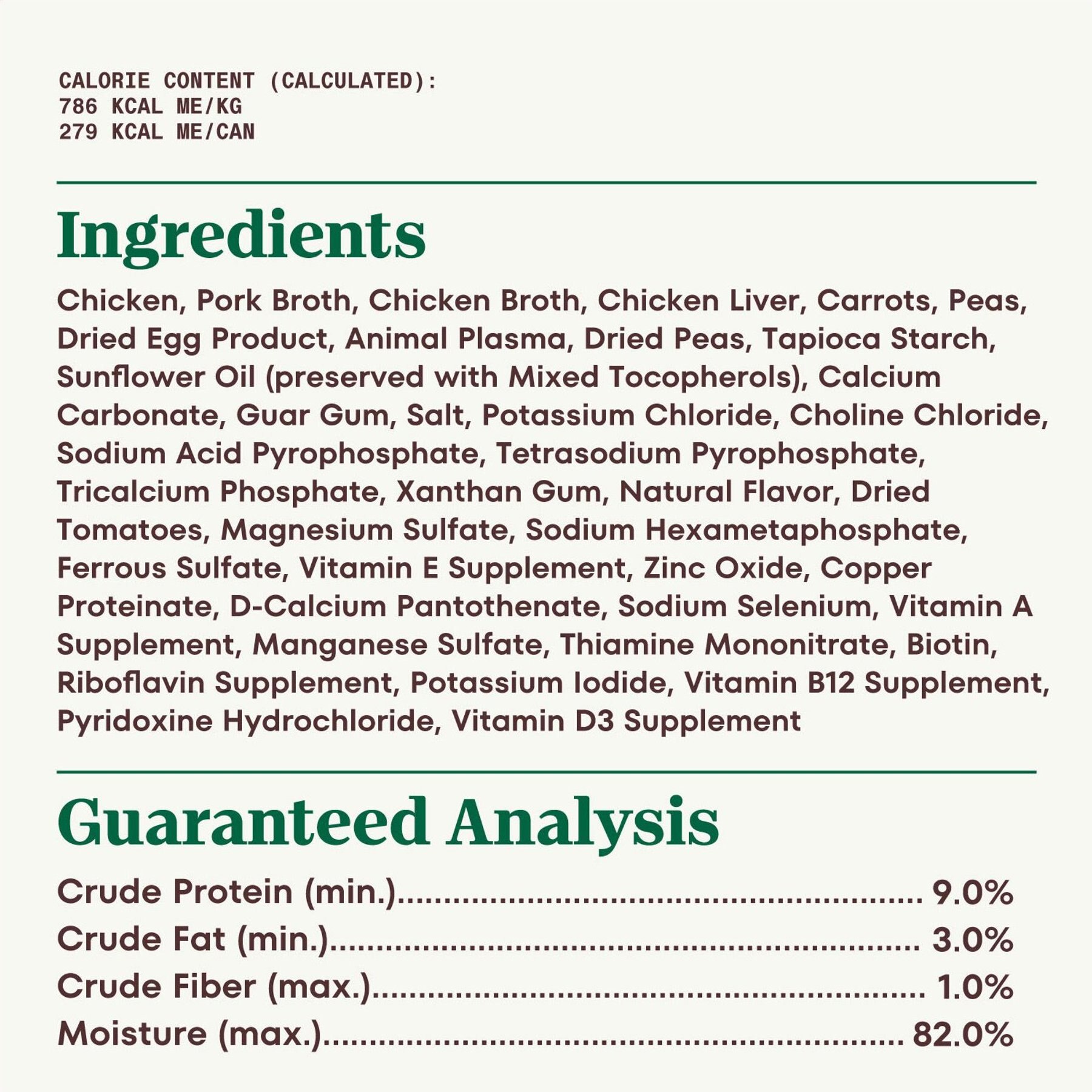 Nutro Hearty Stew Tender Chicken, Carrot & Pea Stew Grain-Free Canned Adult Wet Dog Food