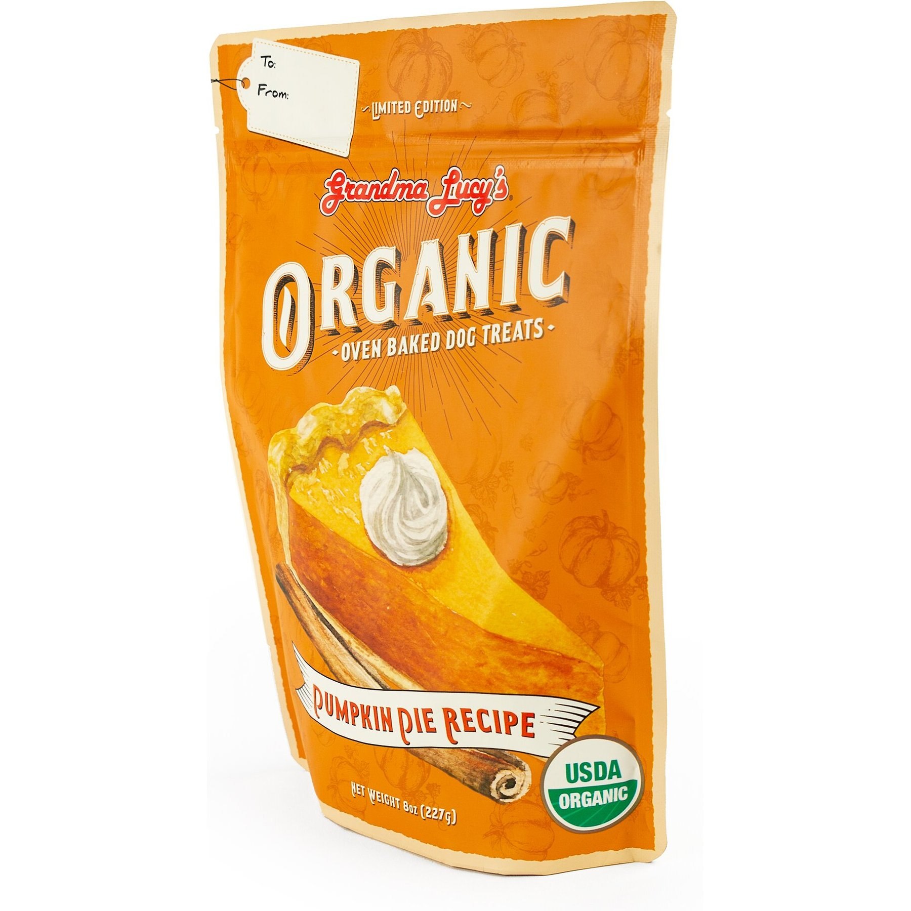 Grandma Lucy's Organic Pumpkin Pie Recipe Oven Baked Dog Treats