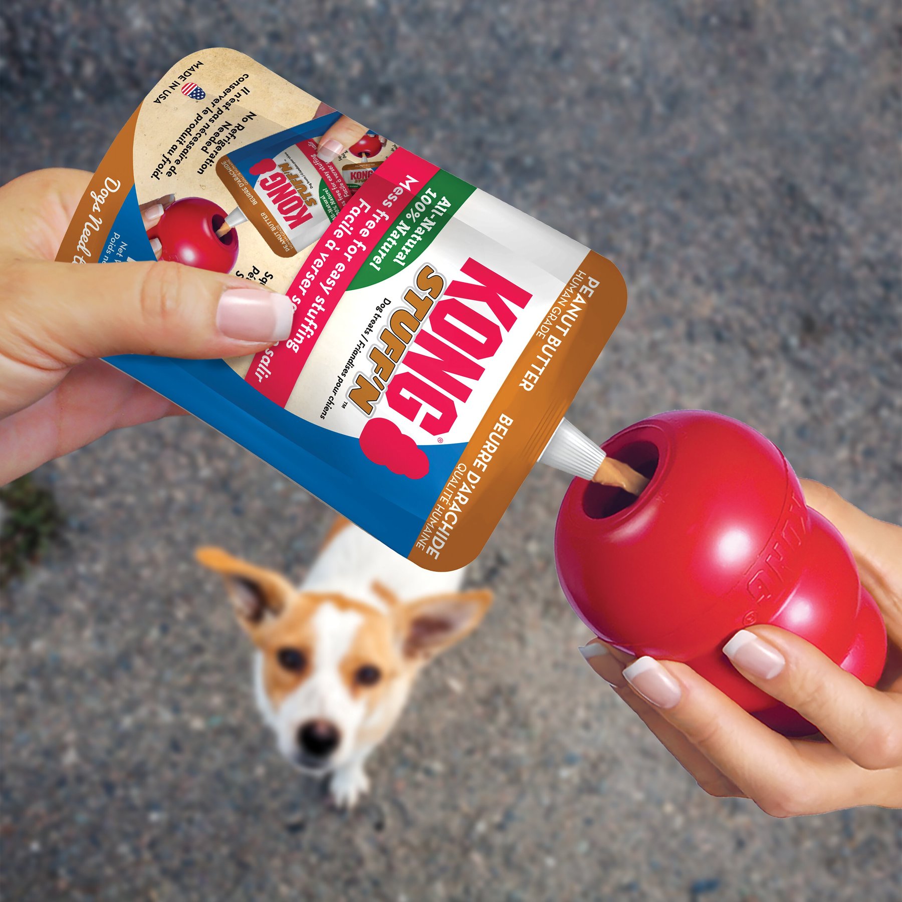 KONG Stuff'N Peanut Butter Dog Treats, 6-oz pouch
