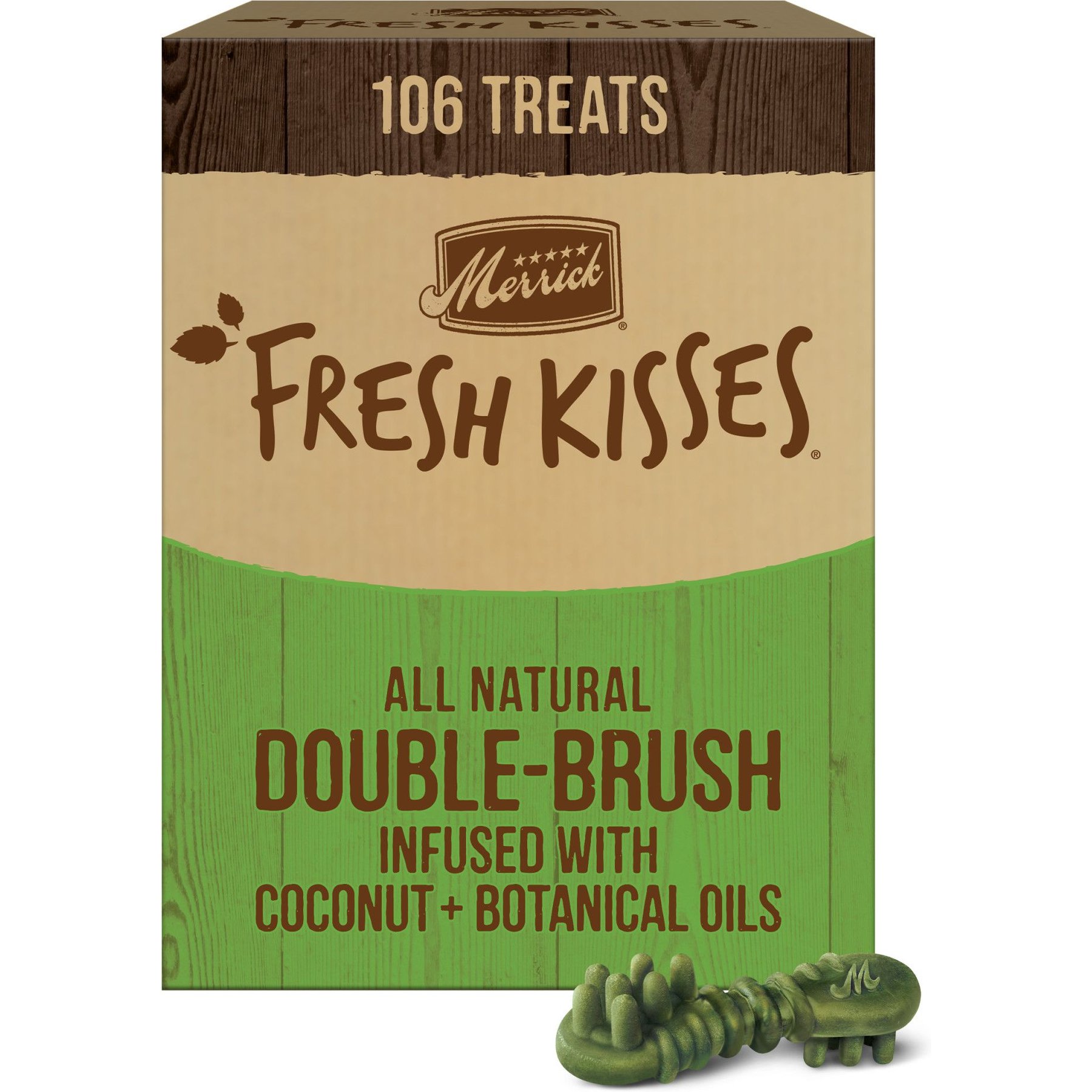 Merrick Fresh Kisses Infused with Coconut Oil & Botanicals Extra Small Dental Dog Treats
